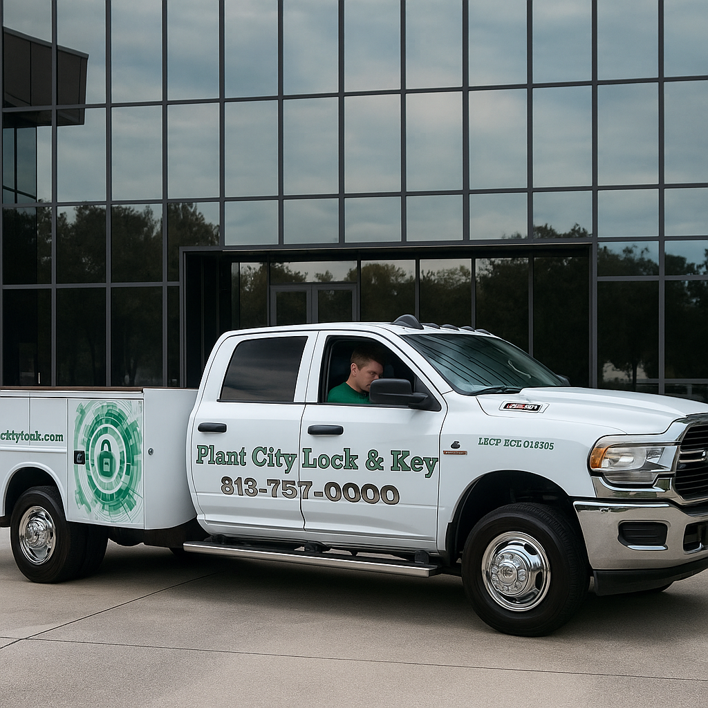 Commercial locksmith service